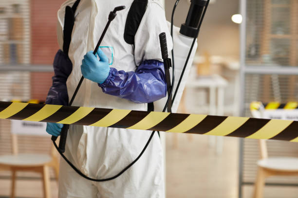 Professional Biohazard Cleanup technician working in Fremont, MI
